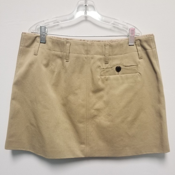 A.P.C. Khaki Mini Skirt size 8 - Picture 2 of 5